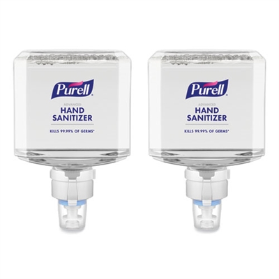 Gojo Purell - Advanced FOAM Hand Sanitizer Refills - Clean Scent - For ES8 Foam Dispensers - 2 x 1200ml FOAM Refill Cartridges