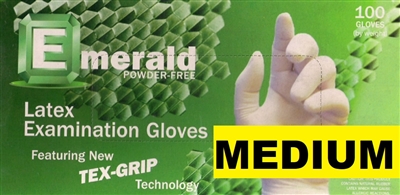 Disposable Powder Free Latex Medical Exam Gloves 10 x 100ct MEDIUM